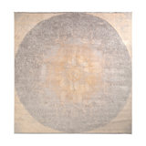 Rug & Kilim’S Modern Rug In Beige And Gray Medallion Pattern