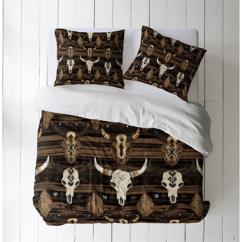 Modern & Contemporary Polyester Duvet Cover, Queen Duvet Cover + 2 Queen Shams