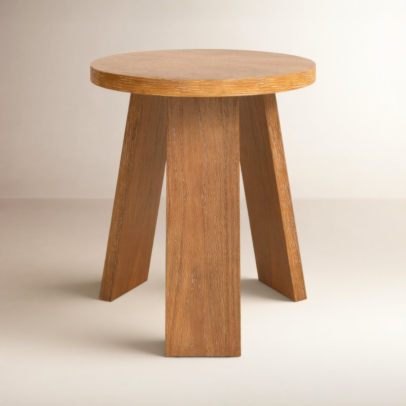 Table d'appoint Mattelynn, Chêne rustique