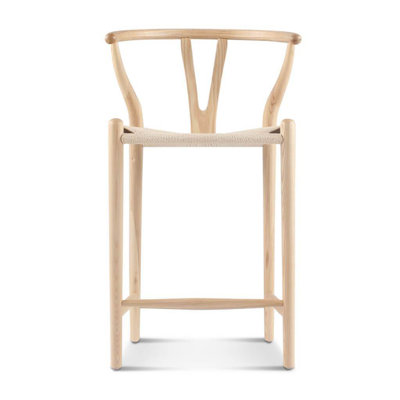 Modern Counter Stool Natural Ash