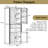 Ridge Bathroom Storage Cabinet With Adjustable Shelves & 2 Drawers-366066338