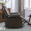 Fauteuil inclinable électrique en similicuir de 37,1 po de largeur-292229415
