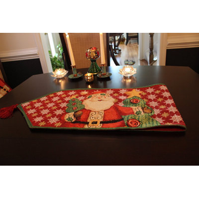Siefert Geometric Christmas Table Runner