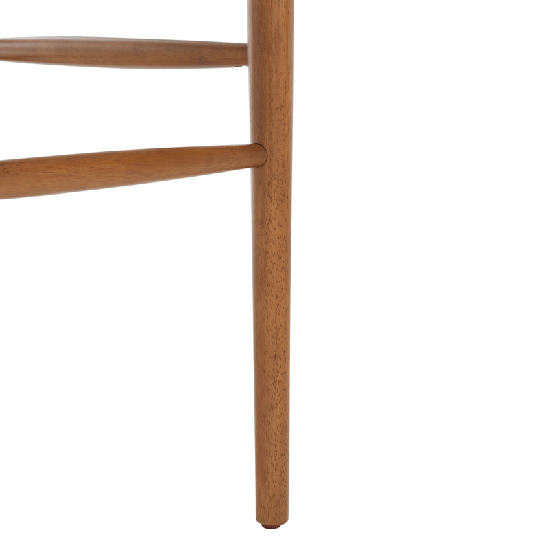 Tabouret de bar / de comptoir Hank, Crème, Noyer, Tabouret de bar (siège d'une hauteur de 29,6 po)