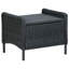 Chaise de patio inclinable avec coussins Couto-1759688896