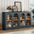 Laverda 4-Door Wood Sideboard Buffet Cabinet-337414419
