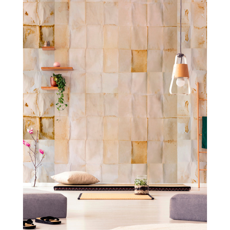 Impermanence Wallpaper Roll, Taupe/Brown