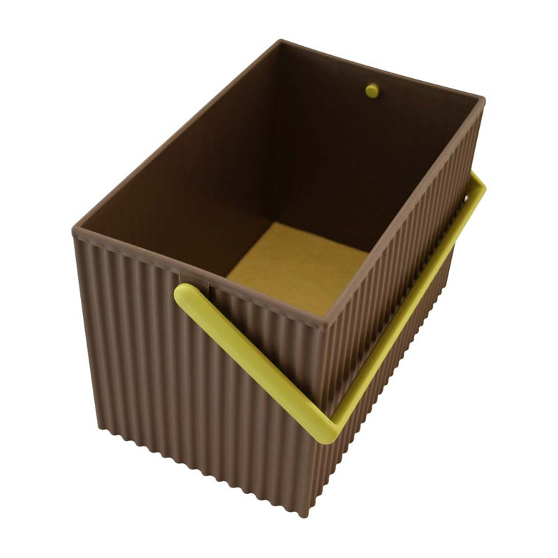 Rebrilliant Decorative Bin, Brown/Yellow