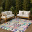 Tapis tribal intérieur / extérieur lavable à la machine Chantille ACN2721-585088107-585088100