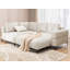 Footstool Cardea In A Design, Made Of Soft Textured Fabric With High Seating Comfort-1919289316