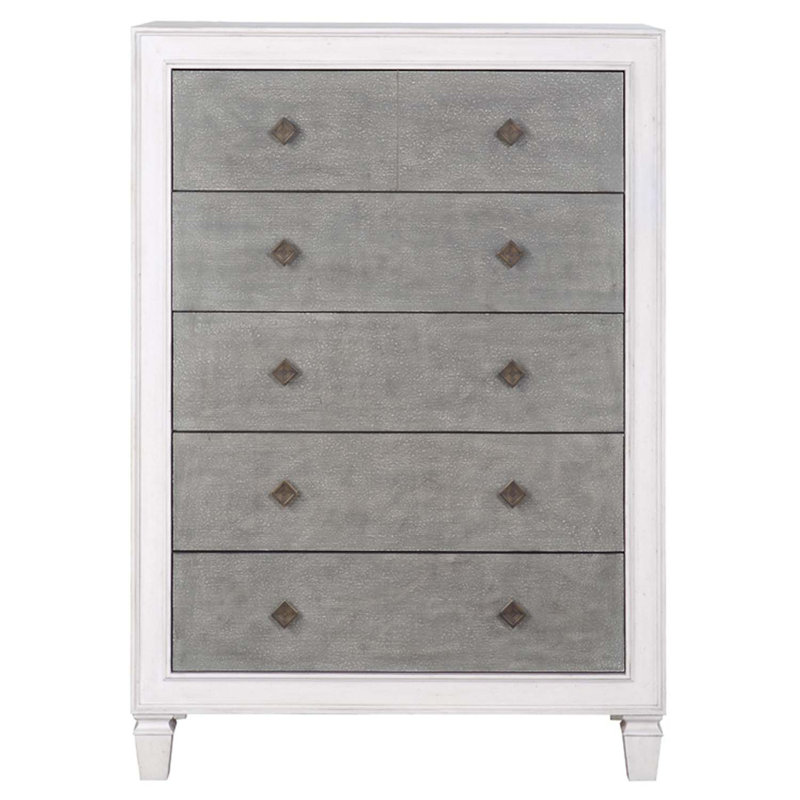 Commode en bois avec 6 tiroirs de rangement Friedlander