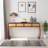 Retro Hand Drawn Console Table With 4 Drawers