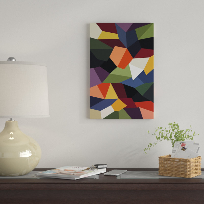 « chute des pierres » par les concepteurs habituelles, reproduction d’art sur toile tendue, H 24 po x l 16 po x P 1 po, Blanc