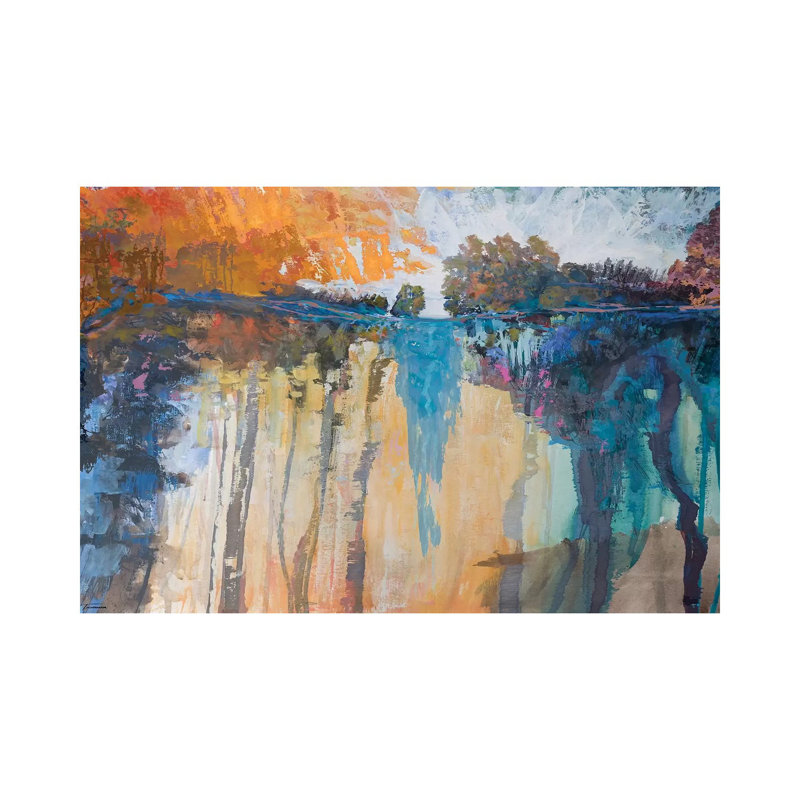 Cascading Memories IV by Michael Tienhaara - Wrapped Canvas Gallery-Wrapped Canvas Giclée, 20.32 cm H x 30.48 cm W