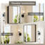 Armoire à pharmacie avec miroir et 3 tablettes Cyrille-1962635005-2003309850