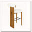 Tabouret de bar rembourré en bois-1095318685