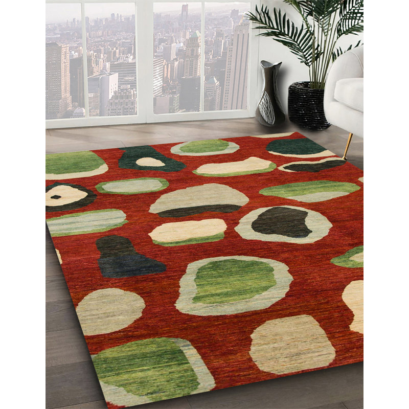 Tapis abstrait moderne 801, Rectangle 7 pi x 9 pi