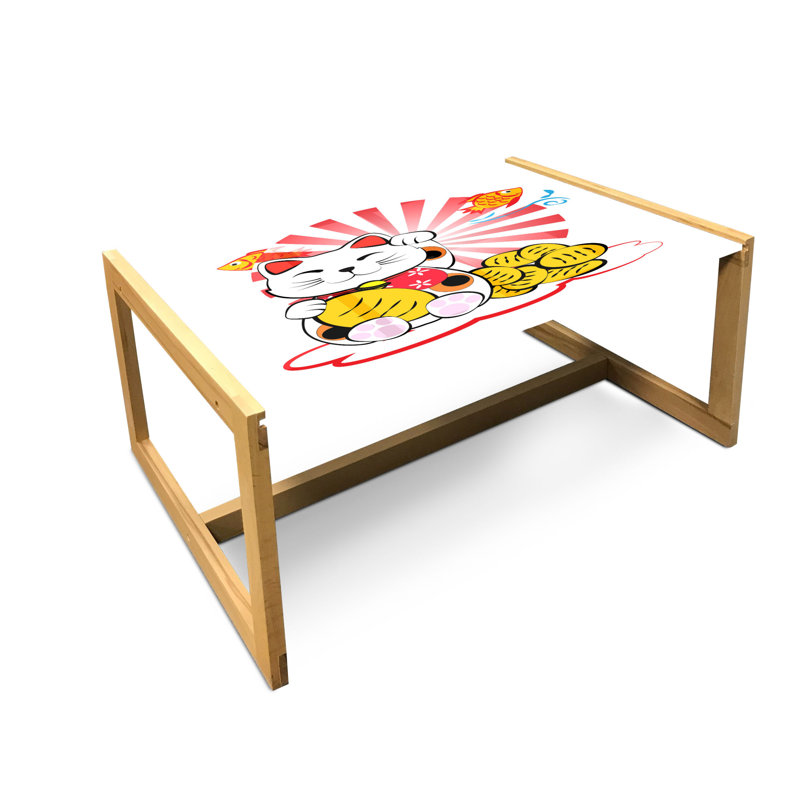Irvyn Sled Coffee Table, 90cm H x 62cm W x 40cm D