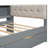 Twin Size Upholstery Velvet Day Bed With Storage Headboard And Wireless Charging, Multi-Functional Daybed With Two Storage Drawers & LED Lights-20421279