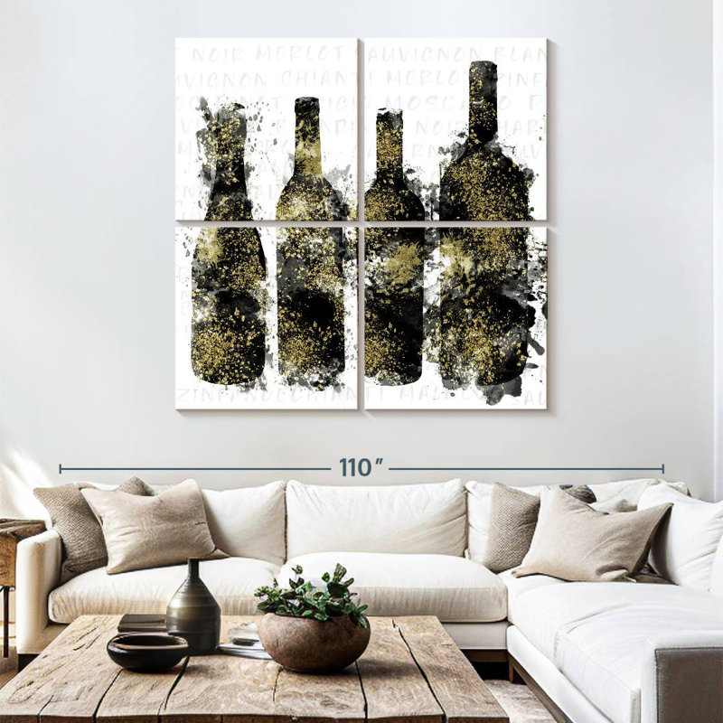 Yarlin Splash Of Wine I, 74" H x 74" W