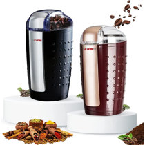  Krups One-Touch Coffee and Spice Grinder 3 Ounce Bean Hopper  Easy to Use, One Touch Operation 200 Watts Coffee, Spices, Dry Herbs, Nuts,  12 Cup Black: Power Blade Coffee Grinders: Home
