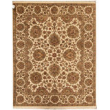 Wool Floral Area Rug