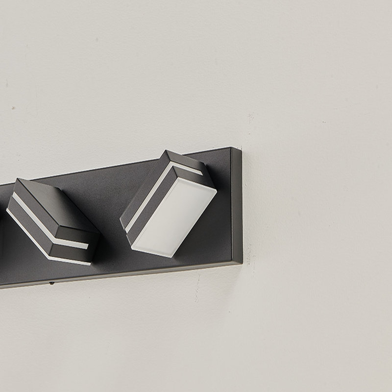 Applique murale moderne à 6 lumières pour salle de bain et miroir, design minimaliste élégant, écoénergétique, facile à installer 