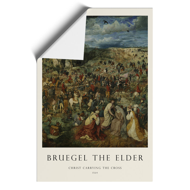 Christ Carrying the Cross Print by Pieter Bruegel The Elder - Frameless Print, 59cm H x 42cm W x 0.1cm D