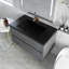 Meuble-lavabo mural simple 36 po avec plateau en marbre de culture Aleria