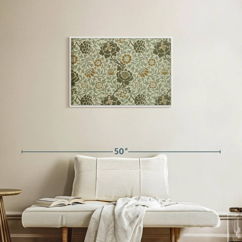 Grafton 1883, Cadre flottant blanc, 31 po x 21 po