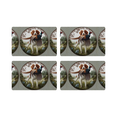 Vegan Leather Retangle Placemats