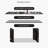 Modern Rectangular Luxury Stone Dining Table Sets-105490269-115074643