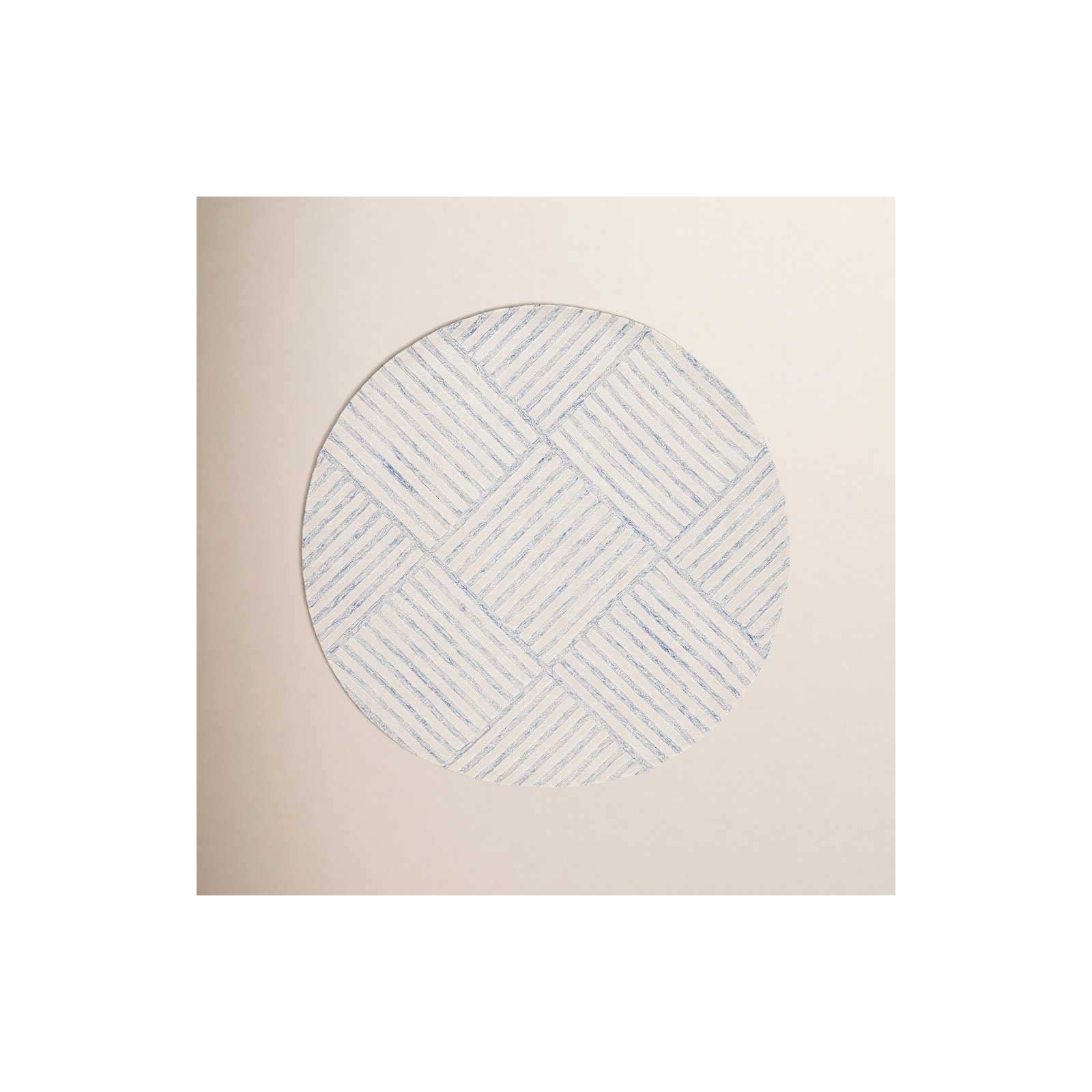 Asgari Handmade Wool Rug, Round 6'