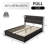 Lift Up Storage Wood Bed with Charging Station-98975032-98975034