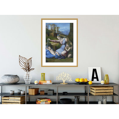 The Madonna of the Blue Diadem by Raphael -Framed Giclee Print