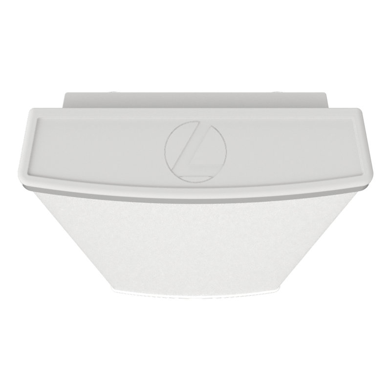 48" White Glass LED Commercial Strip Light