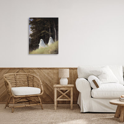 Haunted Morning Ghosts Canvas, design by LSR Design Studio