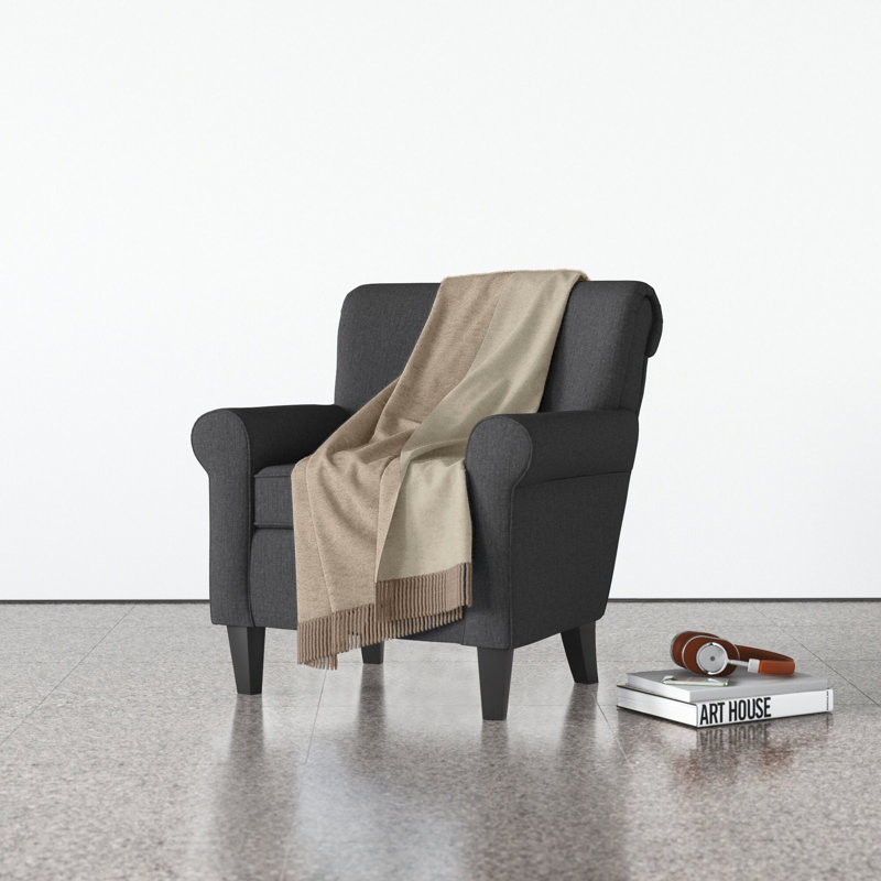 Merino Wool Reversible Throw, Ivory