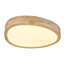 Plafonnier encastré rond à intensité variable Nordic Oak