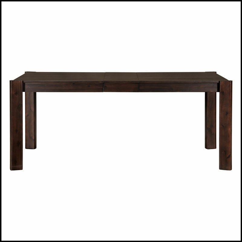 Table de salle à manger extensible Farmhouse Modern, Noyer
