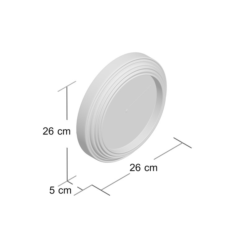 Caffey Wall Clock, Pale Blue