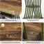 Metal Base Dining Table