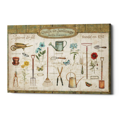 «Royal Garden I» par Daphne Brissonnet - reproduction sur toile tendue