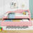 Charming Tufted Daybed with Trundle and Guardrail for Versatile Use-1780968180