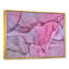 Paysage de marbre rose et mauve - peinture sur toile-67231905-67231906