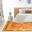 Tapis de salle de coton 6 pi 2 po x 9 pi 4 po en cuivre foncé à la main one-of-a-kind-noué la 2010 pako 18/47 Aeva