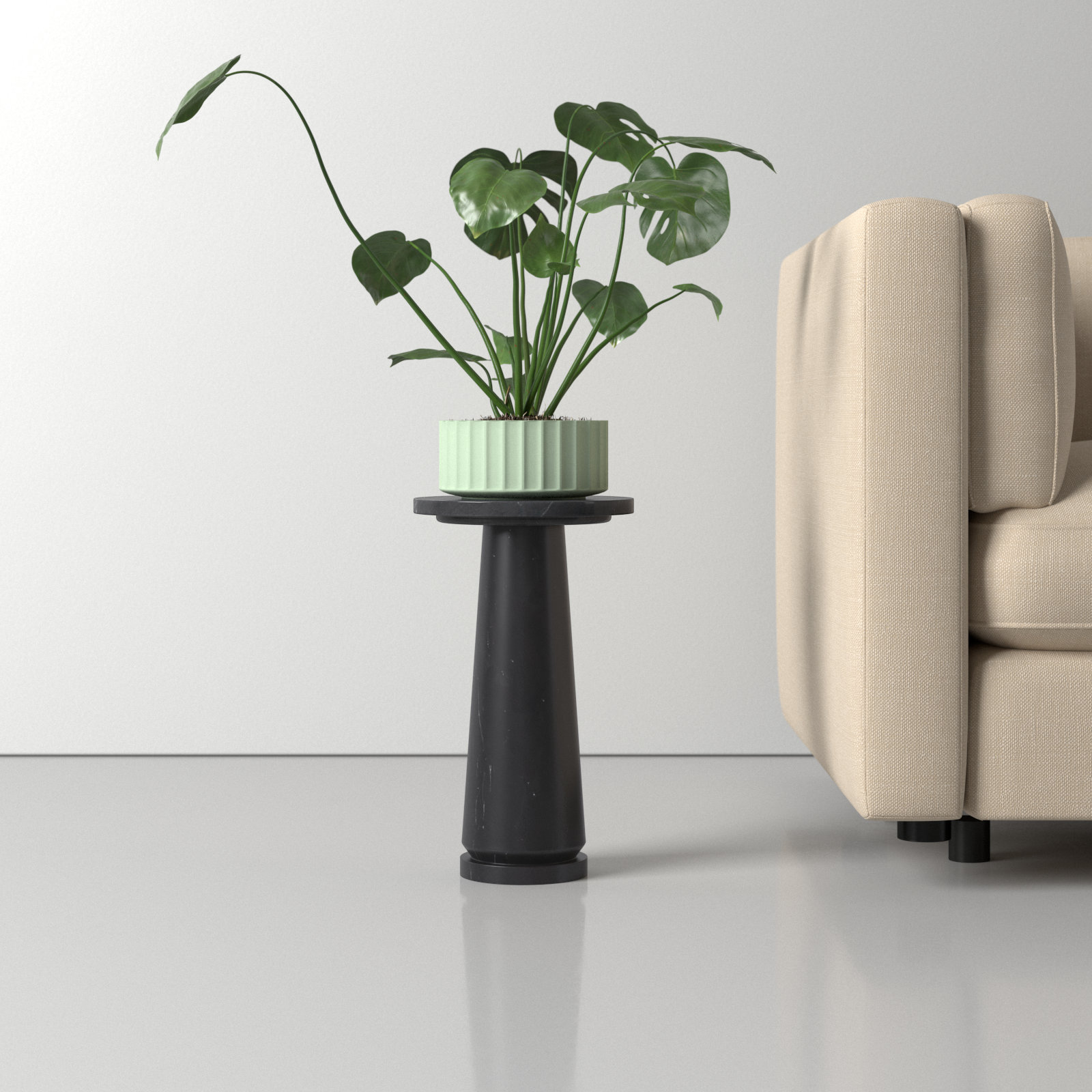 Daktari End Table, Black