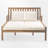 52.73" Acacia Wood Outdoor Patio Daybed-22131028