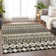 Premium Machine Washable Prisco Charcoal Rug