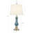 Ensemble de lampes de table bleu clair Odile